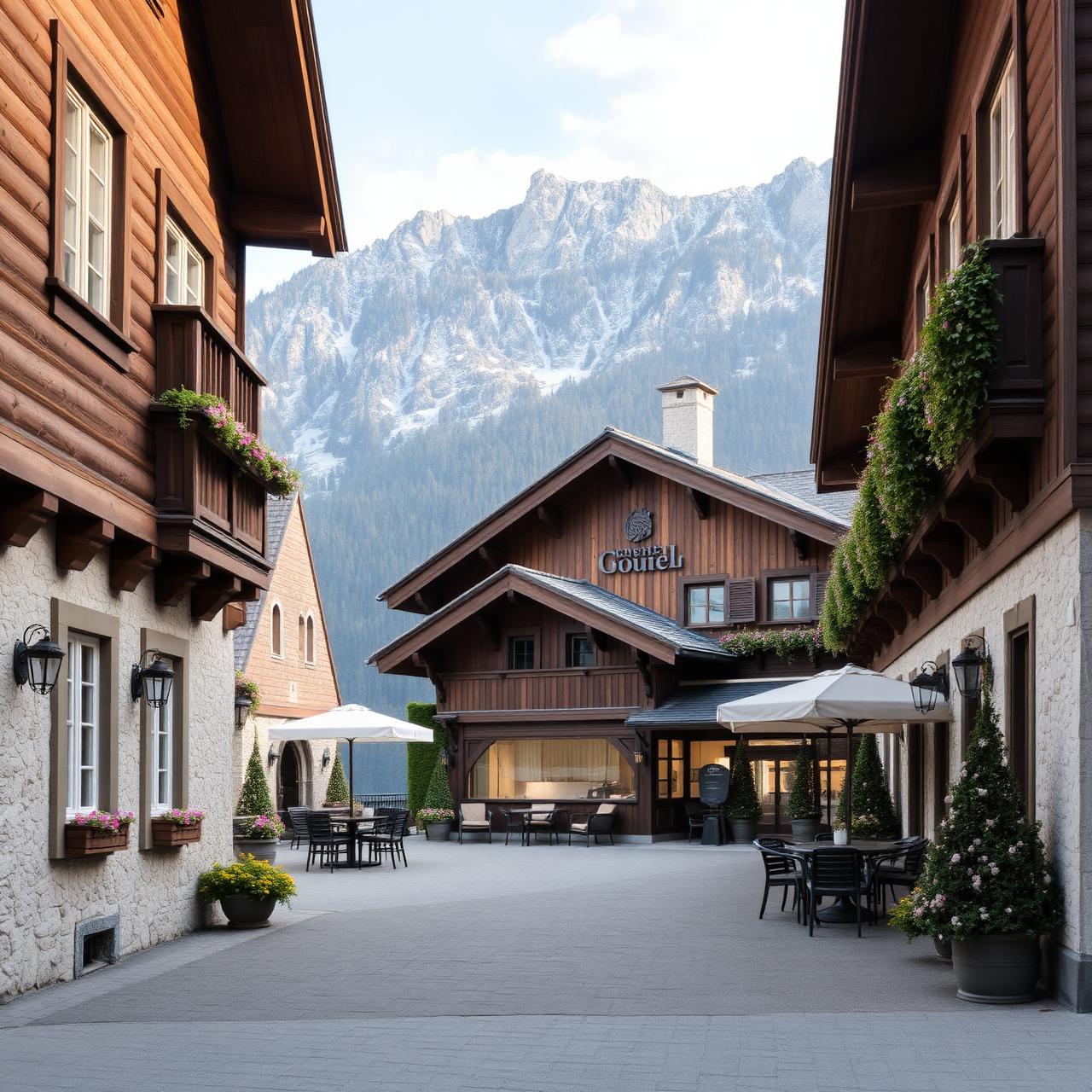 Außenansicht des Panoramahotels Karwendelhof